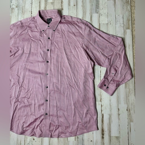Jos. A Bank Travelers Collection Men's XL Purple Long-Sleeve Button-Up Shirt - Picture 2 of 13